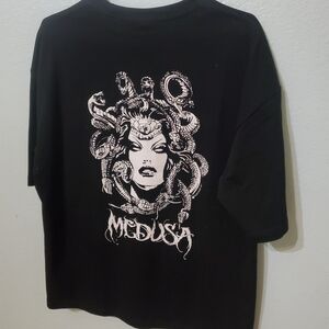 Black Medusa Graphic (On Back) T-Shirt